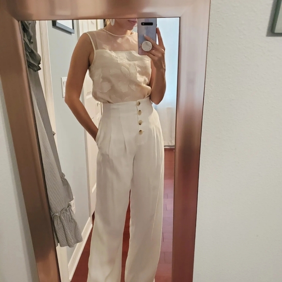 Rebecca Taylor Tops - Rebecca Taylor ivory embroidered top 0